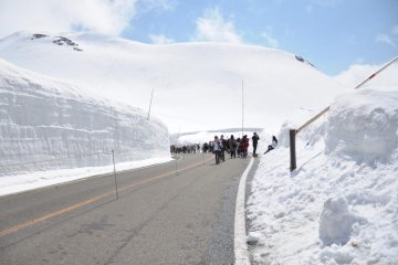 We walked around, enjoyed chatting, and took many photographs.  Though I didn't check my photos and found out many were overexposed.  So do some test first and research about taking photo in areas with snow reflecting the sunlight.