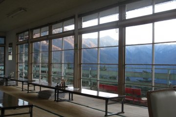 A traditional restaurant with a great view