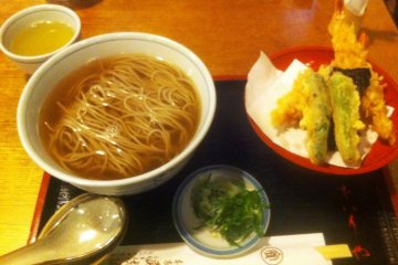 Home made broth makes this soba noodle great