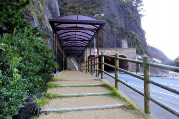 <p>The pathway to 'Kocho Gate'. The tunnel at the far end is called, 'Kocho Gate Tunnel'.</p>