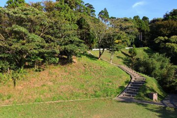 <p>Looking at the hill from the observation deck</p>