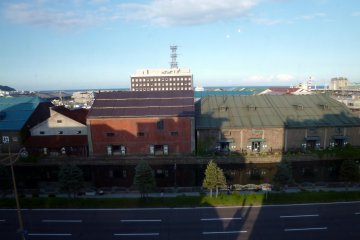 <p>View from our window of Otaru's famous canal.</p>