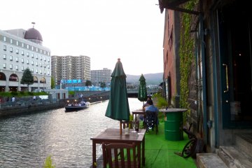 <p>A fantastic beer hall with outdoor seating sits directly across from Hotel Sonia, on the opposite side of the canal.</p>