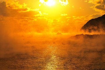I lost visibility whenever the sea fog enveloped me
