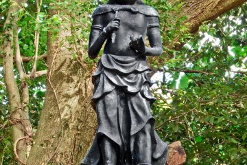<p>As you make your way up the slopes, you will notice many figures located on either side of the hiking trail</p>