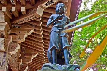<p>When entering Yakuo-in Temple&rsquo;s precinct, many of these deities are placed in between most of the religious structures, banishing evil doers from entering this holy place</p>