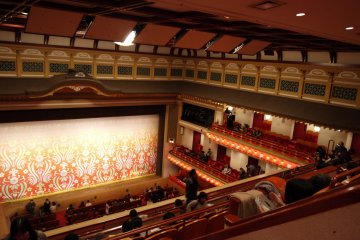 <p>The cheapest seats are at the top and back of the theater, but the view is pretty good.</p>