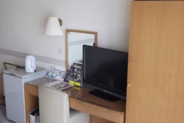 <p>My fridge, TV and closet</p>