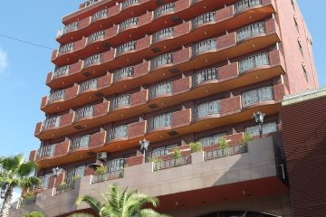 <p>The hotel from outside</p>