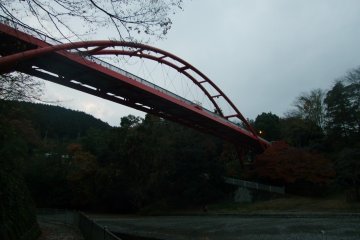 <p>Looking up at Wareiwa-bashi</p>