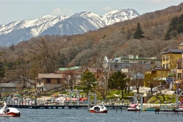 Boating on the lake is an enjoyable activity.