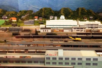 A miniature version of&nbsp;Fukuchiyama Railway Station.
