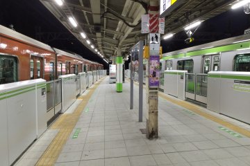 <p>Pick your train, green or red-brick brown?</p>