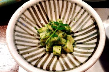 Bamboo Shoot with kinome spring shoots sauce, with a fragrant aroma