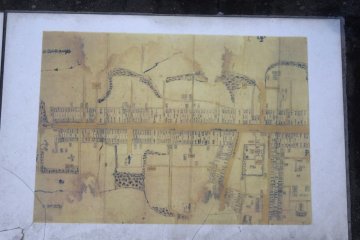 <p>An old historical map of the Buzen Way</p>