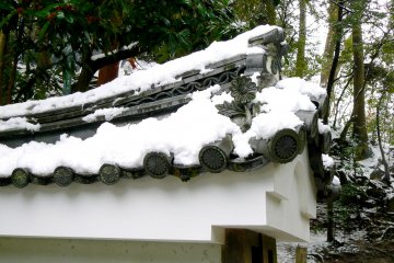 <p>Snow on the wall tiles</p>