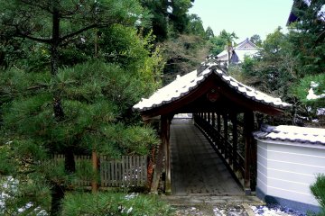 <p>One of the covered bridges that overlook the maple valley &nbsp;</p>