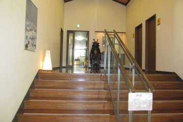 Hall leading to the guest rooms