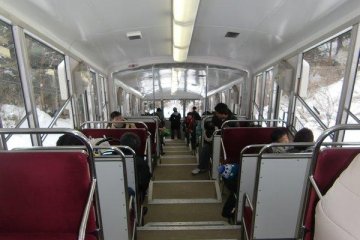 cable car to Mt. Koya