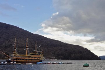 Sight seeing boats leave from the Togendai Dock.