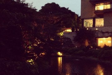 The night lights set the mood.