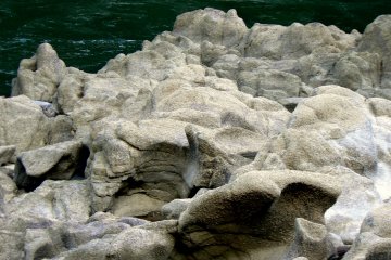 <p>Fantastically shaped rocks. Maybe it is limestone?</p>