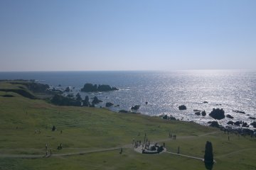 <p>The southern view from the tip of Oga&nbsp;Peninsula</p>