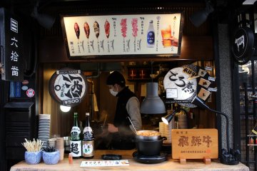 <p>A must stop snack break is the&nbsp;hida-gyu, often served as yakitori</p>