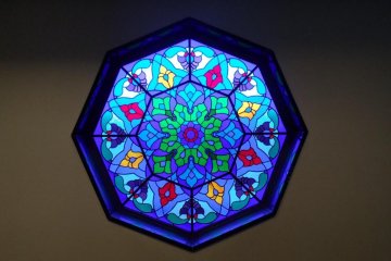 Stained glass Window in the museum