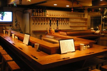 A place to chat, mingle, watch the game, and of course drink