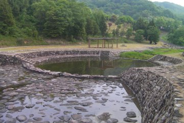 rock architecture at Utsukushi Mori, Setouchi City, Okayama