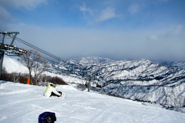 <p>At the top</p>