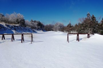 <p>A pristine field of snow</p>