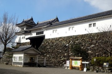 The castle is a reconstruction but still impressive to visit