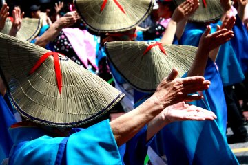 To be fair, this particular festival is held in May, which makes it much easier temperature wise. As you exit Shibuya&nbsp;Station you will hear the music playing, so just follow the sound and you will come out onto a myriad of colorfully dressed dancers.