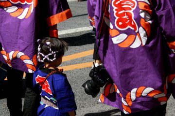Many families take part in dancing as well.