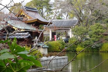 <p>East of the main shrine</p>