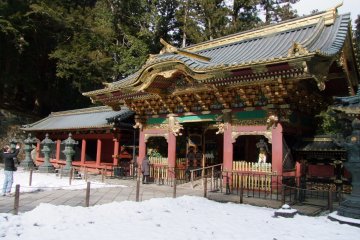 <p>Snow-covered grounds</p>
