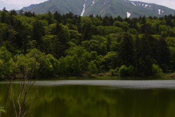 <p>Nice reflexions of Mt. Rishiri at Himenuma Pond</p>