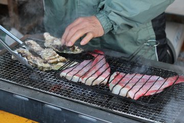 Grilling outside