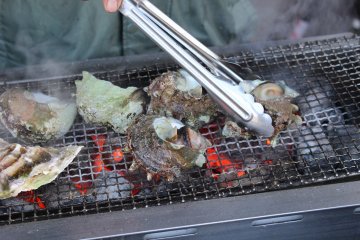 Grilling outside