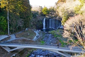Une vue à mi-hauteur de l'escalier