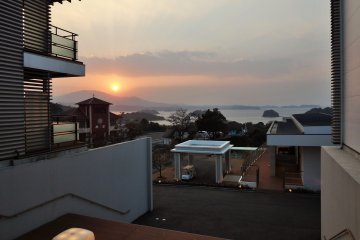 <p>Sunset at Tenku-no-Fune</p>