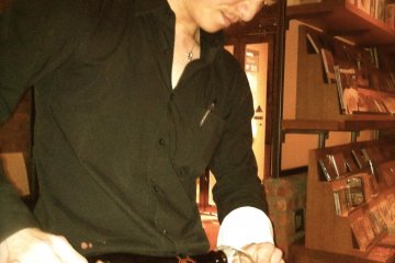 staff pouring select micro-brew