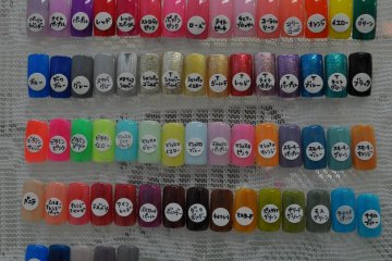 <p>Parfait gel nail colors</p>