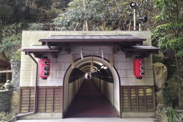 This tunnel will take you between the two major parts of the temple complex.