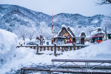 The beautiful landscape of Shirakawa-Go.
