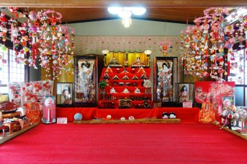<p>These Hina dolls and sagemon were hidden away on the second floor of one of the city's famed eel restaurants</p>