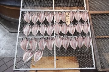 <p>More fish drying outside</p>