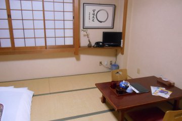 <p>A room of Matsumae Ryokan</p>